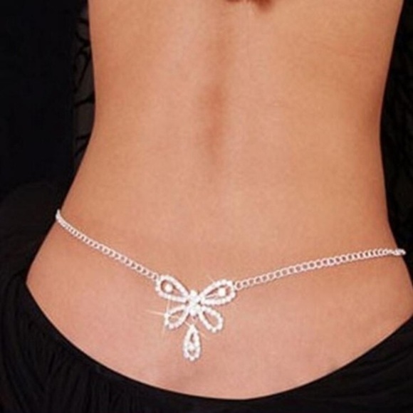 Jewelry - Butterfly waist body chain